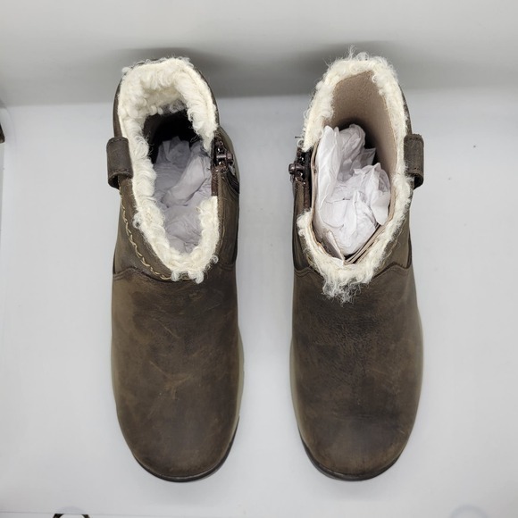 NWOT Merrell Encore 4 Bluff Zip Polar Waterproof Boots-Brown-Women's 5.5 W - Picture 8 of 9